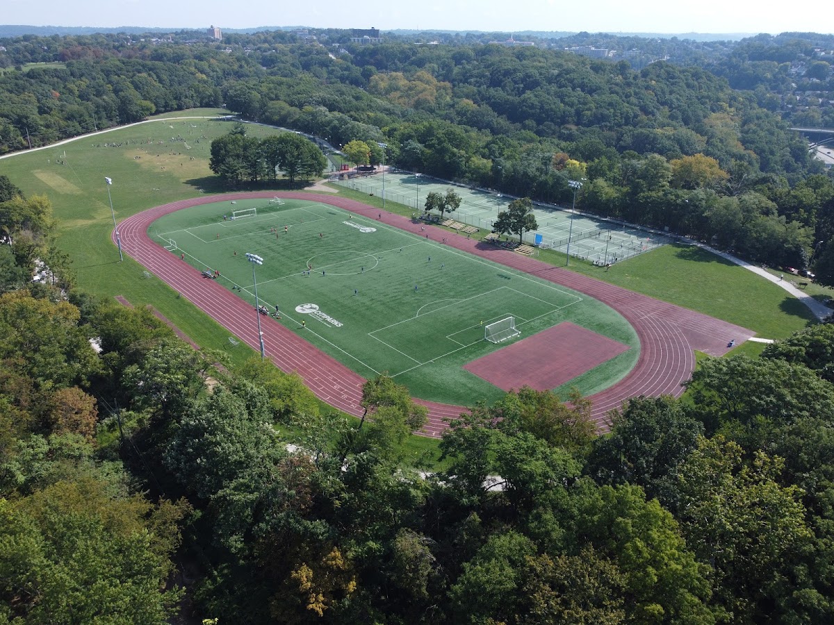 Pickleball courts at the Schenley Oval Sportsplex in Pittsburgh
